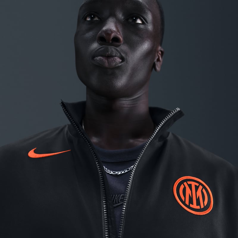 Nike Inter Milan Strike Third Dri-FIT Total 90 Anthem Jacket "Black & Thunder Blue" | Men | Football | 03 | SPORTSHOWROOM