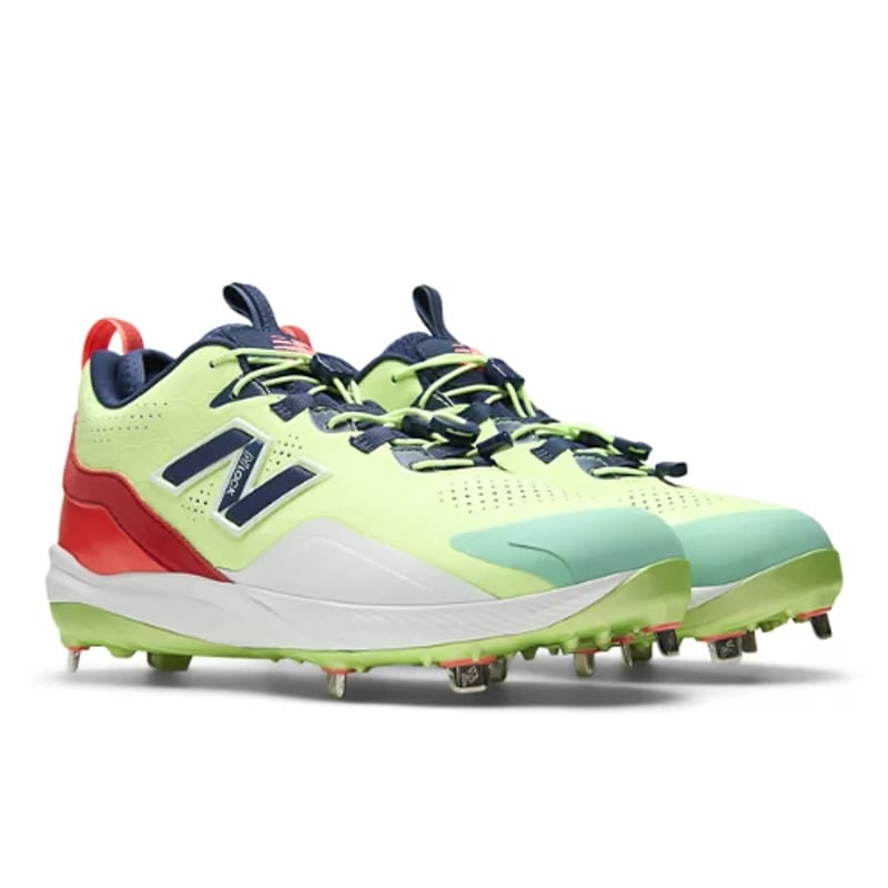 New Balance Fuelcell Lindor 3 baseball cipők "Urgent Red & Firefly" | Női & Férfi | Baseball | 02 | SPORTSHOWROOM