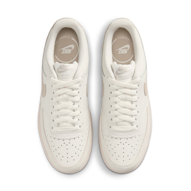 Baskets Nike Court Vision Low Suede "Phantom & Cream II" | Femme | Sportstyle | 04 | SPORTSHOWROOM