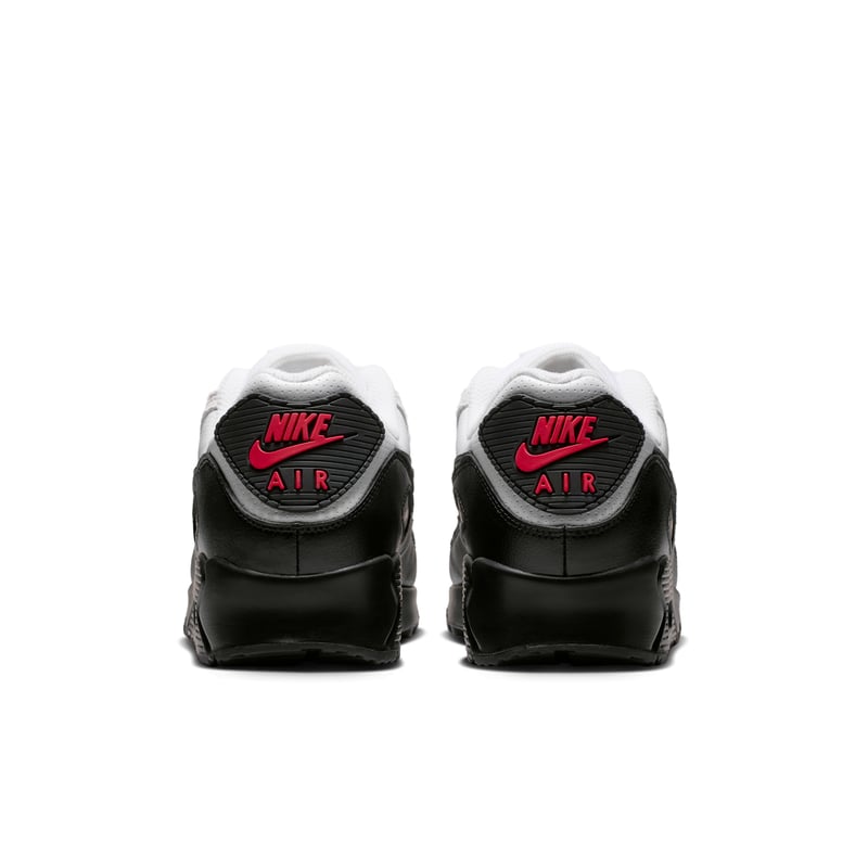 Nike Air Max 90 ‘Perforated Leather’ sneakers "White & Black" | Män | Sportstyle | 06 | SPORTSHOWROOM