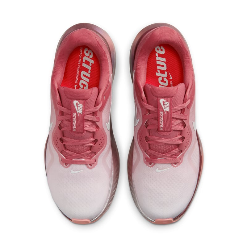 Nike Structure 26 SE løpesko "Light Redwood & Team Red" | Dame | Løping | 04 | SPORTSHOWROOM