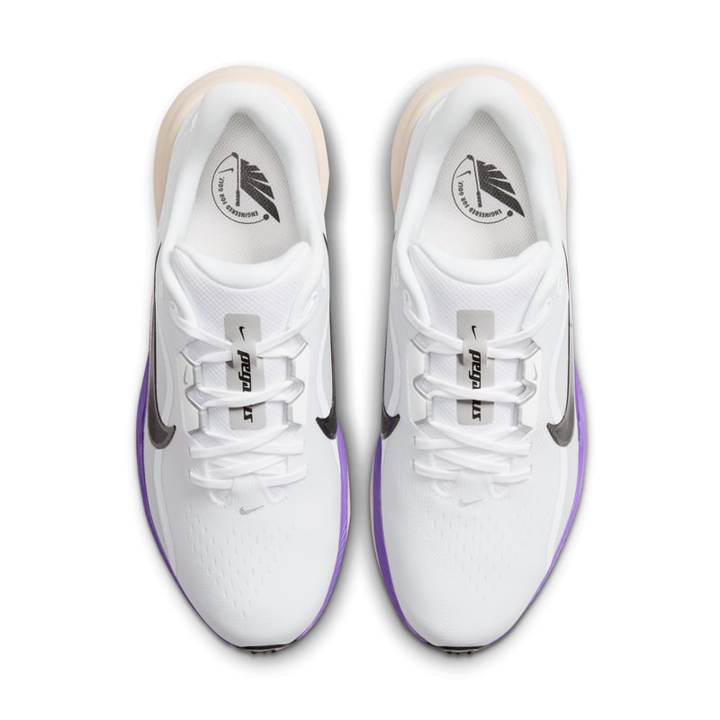 Zapatos de golf Nike Pegasus 1 G "White & Action Grape" | Hombre | Golf | 04 | SPORTSHOWROOM