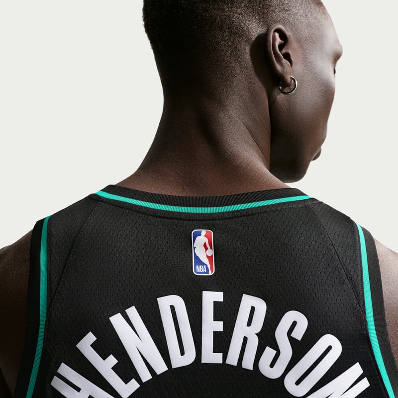 Nike Scoot Henderson Portland Trail Blazers City Edition NBA Swingman Shirt "Black & Bright Teal" | Men | SportStyle | 05 | SPORTSHOWROOM