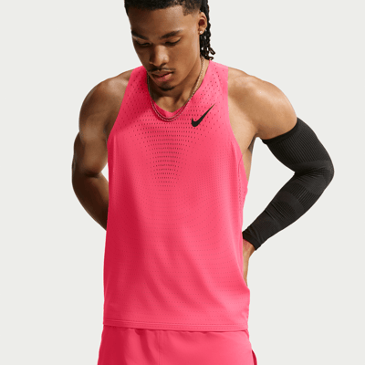 Nike AeroSwift Dri-FIT ADV Tanktop "Fusion Red" | Herren | Laufen | 01 | SPORTSHOWROOM