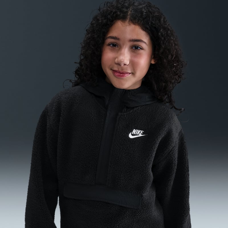 Nike Club Fleece Loose 1/4-Zip HV0383-010 02
