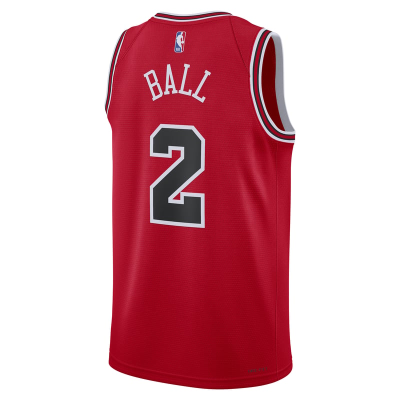 Nike Chicago Bulls Icon Edition Dri-FIT NBA Swingman Lonzo Ball DN2000-660 02