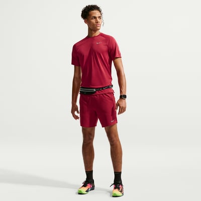 Nike Stride Dri-FIT Brief-Lined Shorts "Tough Red" | Herren | Laufen | 01 | SPORTSHOWROOM