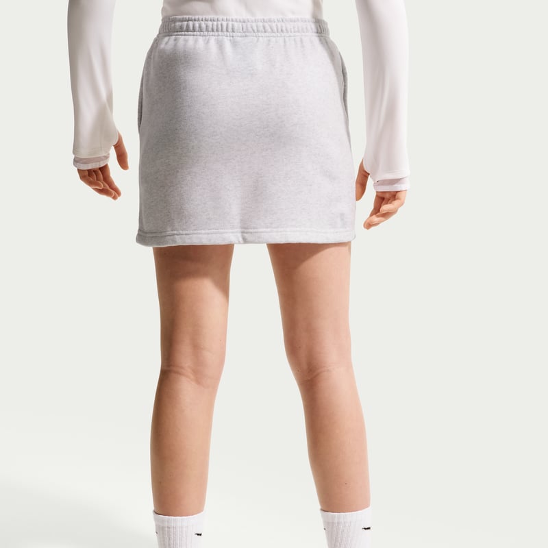 Nike Studio Fleece French Terry Skjort "Birch Heather & White" | Dame | | 02 | SPORTSHOWROOM