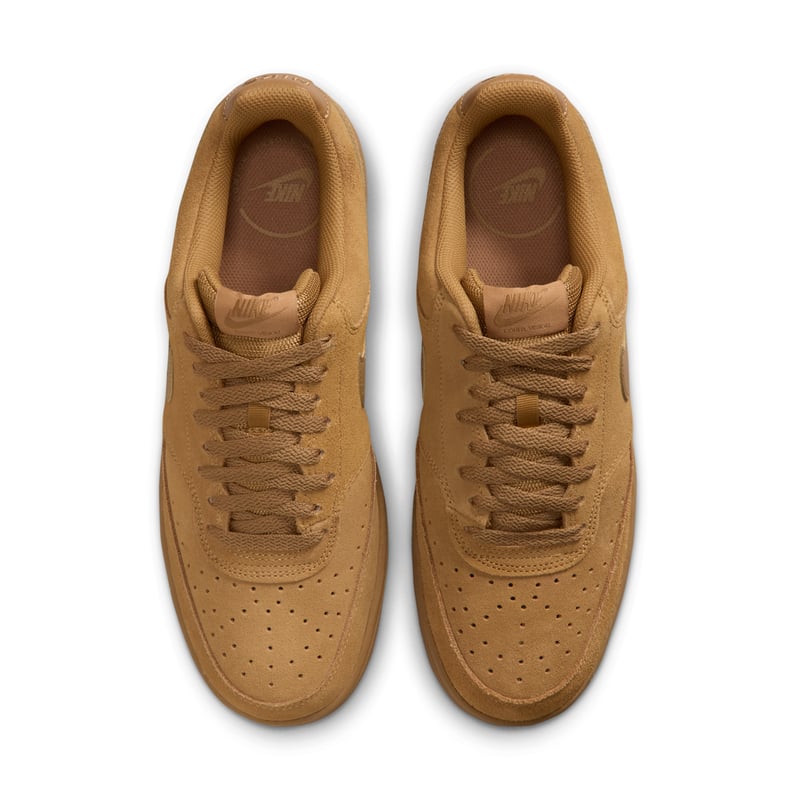 Nike Court Vision Low Suede Premium sneakers "Wheat & Flax" | Heren | Sportstyle | 04 | SPORTSHOWROOM