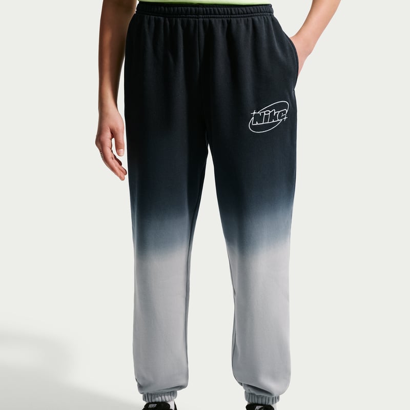 Nike Studio Fleece Loose Bukse "Light Smoke Grey & Black" | Barn | | 01 | SPORTSHOWROOM