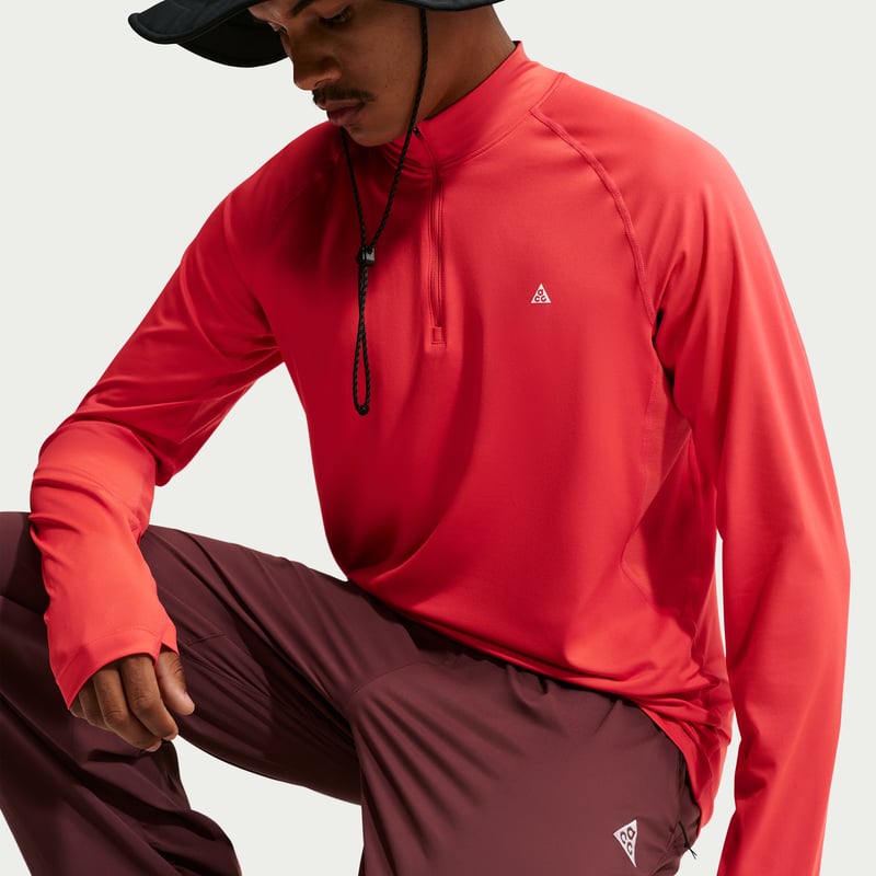 Nike ACG 'Wildsee' Dri-FIT 1/4-Zip Top "Light Crimson" | Men | Hiking | 03 | SPORTSHOWROOM