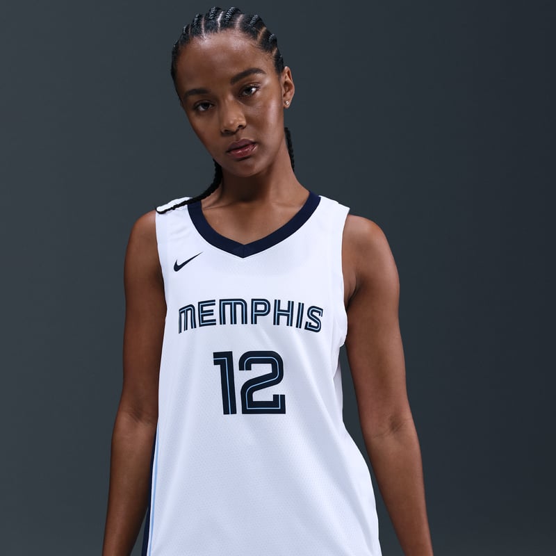 Nike Ja Morant Memphis Grizzlies 2022/23 Association Edition Dri-FIT NBA Swingman Paita "White" | Miehet | Koripallo | 02 | SPORTSHOWROOM