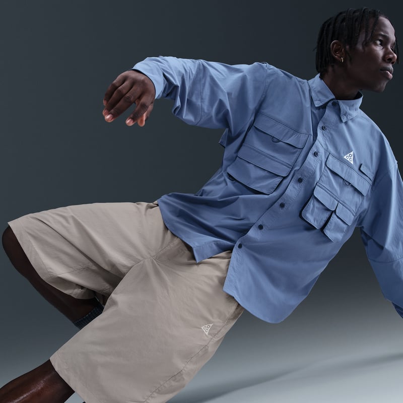 Nike ACG "Orb Weaver" UV Repel Oversized Shorts "College Grey & Football Grey" | Herre | | 04 | SPORTSHOWROOM