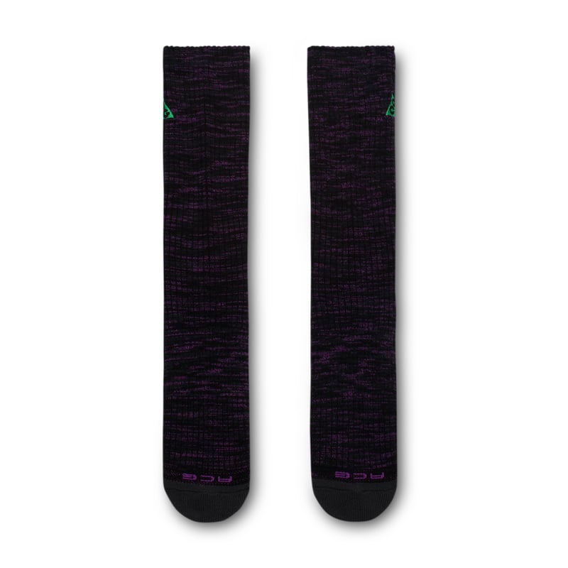 Nike ACG Everyday Cushioned Crew T-Shirt "Black & Vivid Purple" | Män & Kvinnor | | 02 | SPORTSHOWROOM