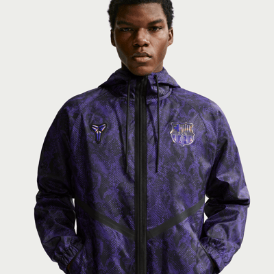 Jakna Nike Kobe F.C. Barcelona Away Dri-FIT Anthem "Field Purple & Black" | Moški | Nogomet | 01 | SPORTSHOWROOM