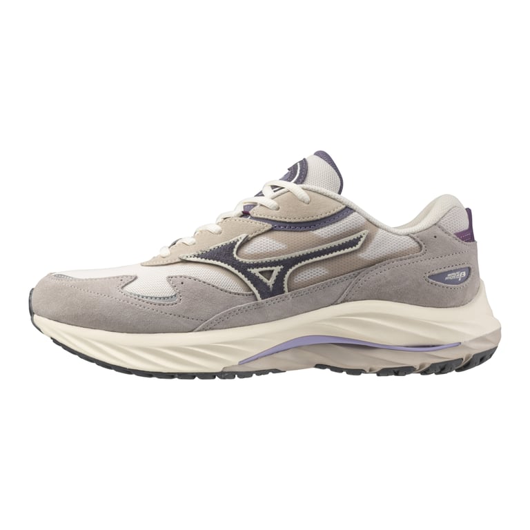 Обувки Mizuno Wave Rider Beta "White Sand & Greystone" | Жени & Мъже | Sportstyle | 01 | SPORTSHOWROOM