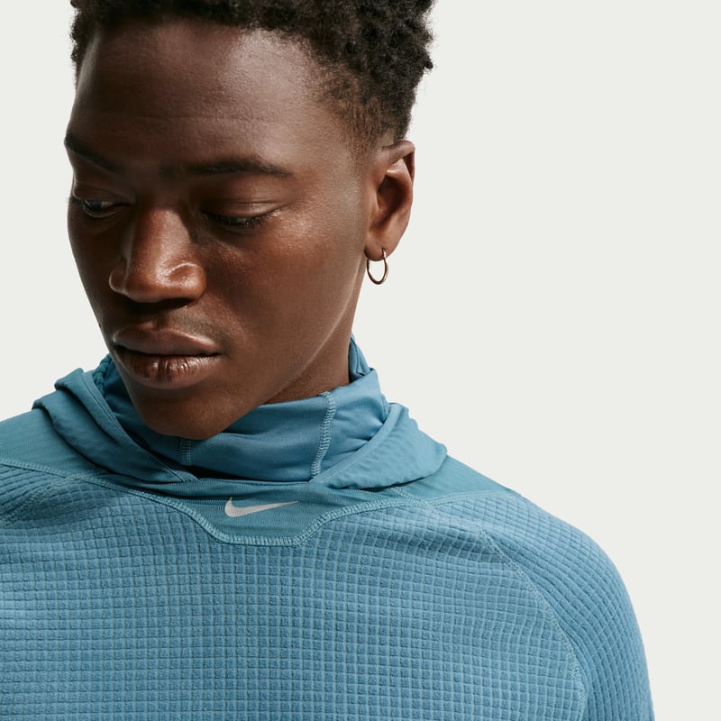 Top Nike Stride Therma-FIT Winterized Mid Layer "Smoky Blue" | Moški | Tek | 03 | SPORTSHOWROOM