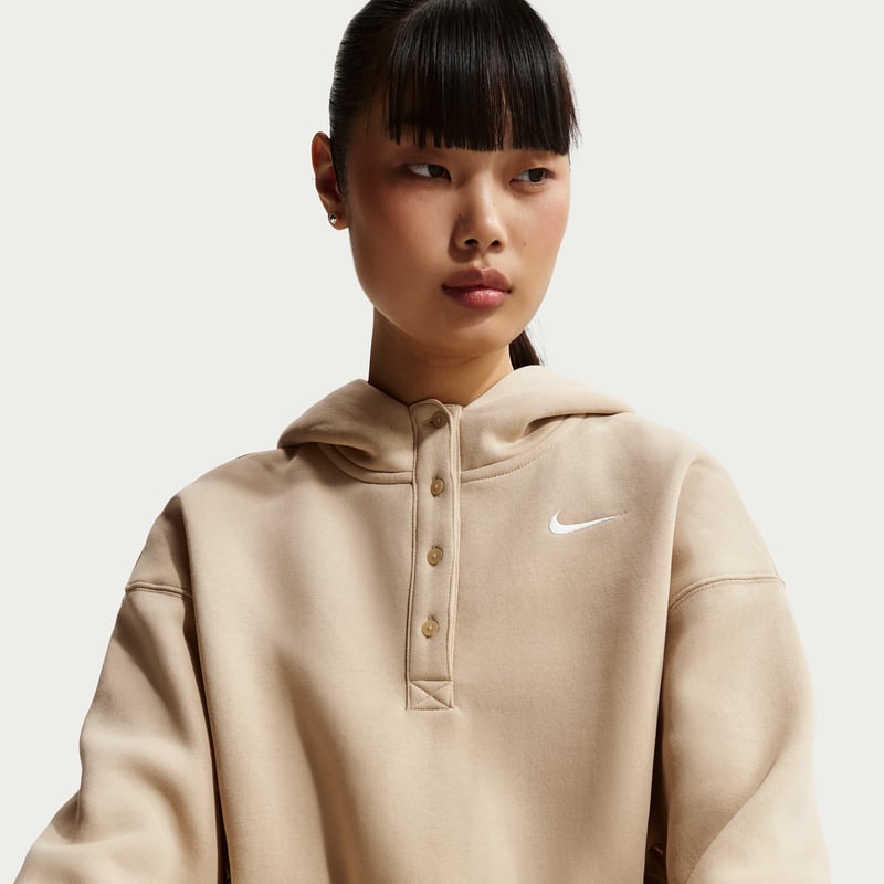 Nike Phoenix Fleece Oversized Cropped Henley IF0258-286 03