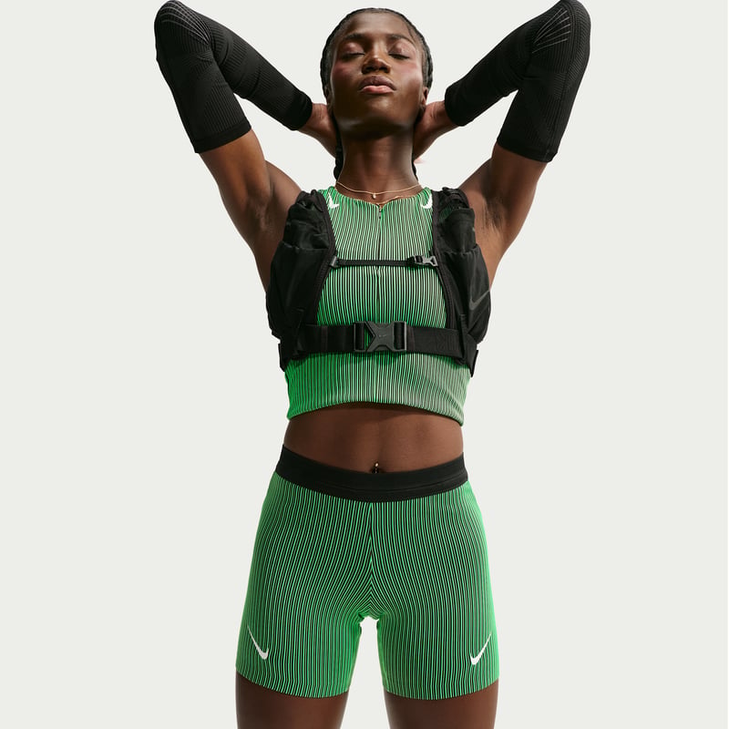 Nike AeroSwift Dri-FIT ADV Tights "Illusion Green" | Damen | Laufen | 02 | SPORTSHOWROOM