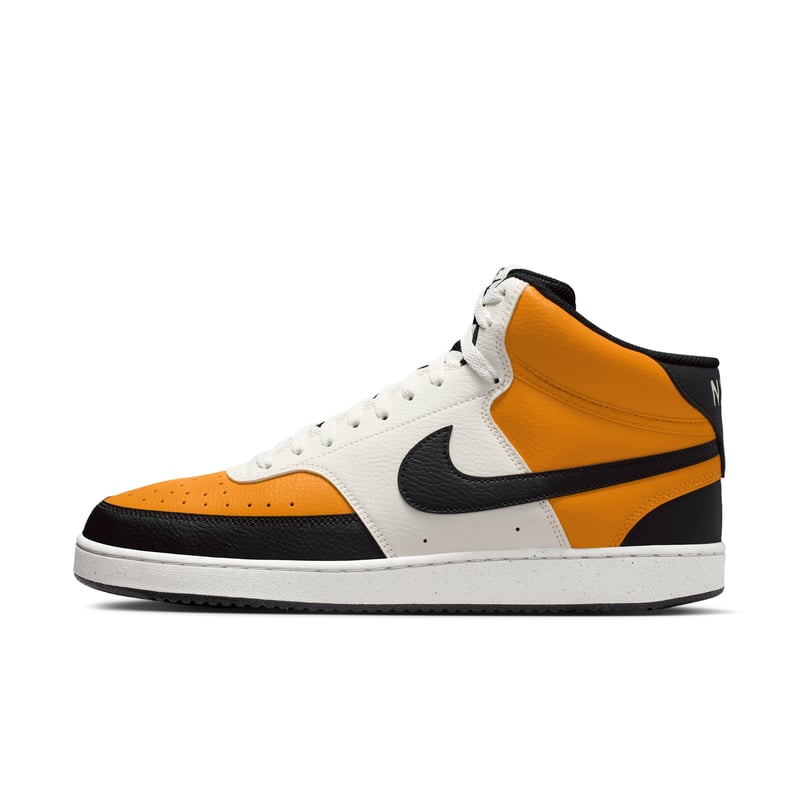Nike Court Vision Mid Next Nature sneakers "Gold Leaf & Black" | Heren | Sportstyle | 01 | SPORTSHOWROOM