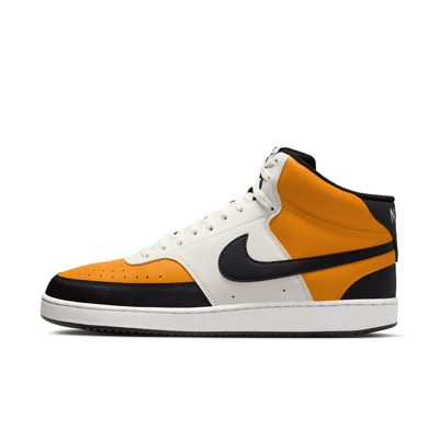 Nike Court Vision Mid Next Nature sneakers "Gold Leaf & Black" | Heren | Sportstyle | 01 | SPORTSHOWROOM