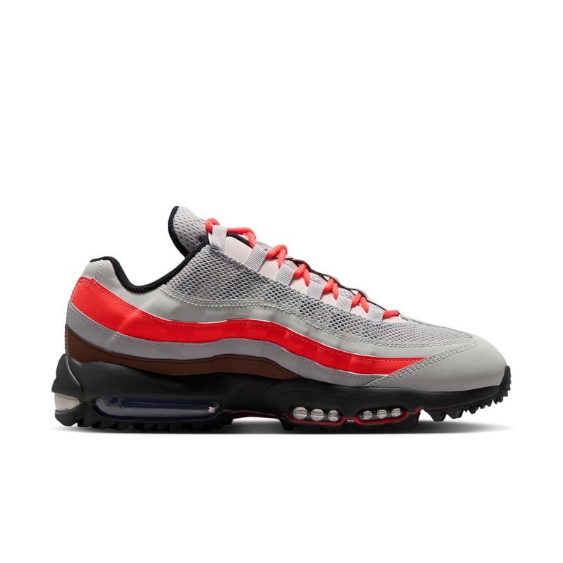 Nike Air Max 95 G golfschoenen "Light Silver & Bright Crimson" | Heren | Golf | 03 | SPORTSHOWROOM