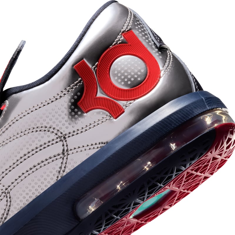Košarkarski copati Nike KD 6 x Paris Saint-Germain "Metallic Silver & College Navy" | Moški | Košarka | 08 | SPORTSHOWROOM