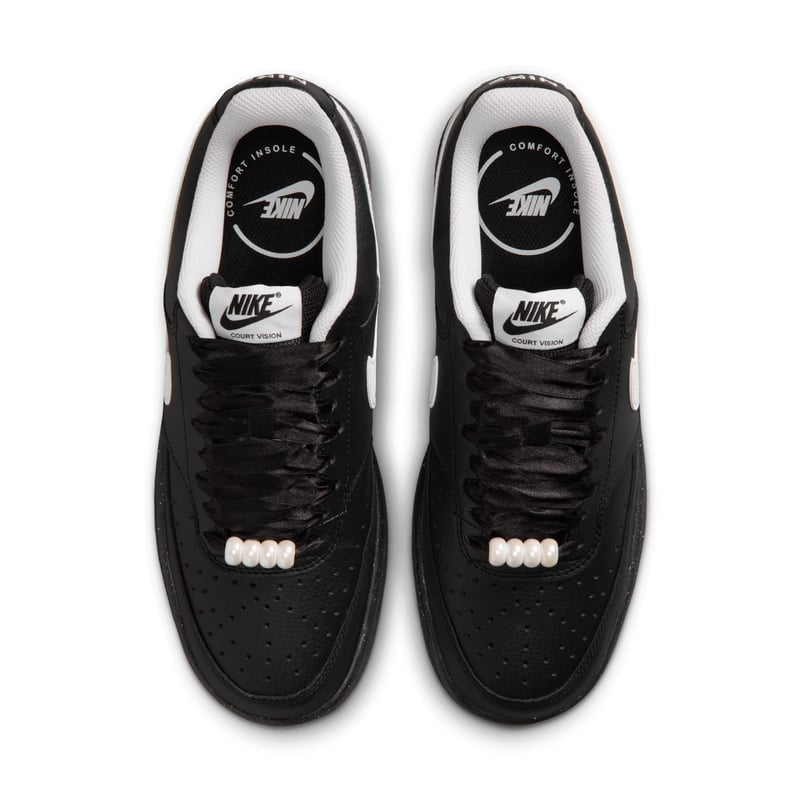 Nike Court Vision Low sneakers "Black & White" | Kvinnor | Sportstyle | 04 | SPORTSHOWROOM