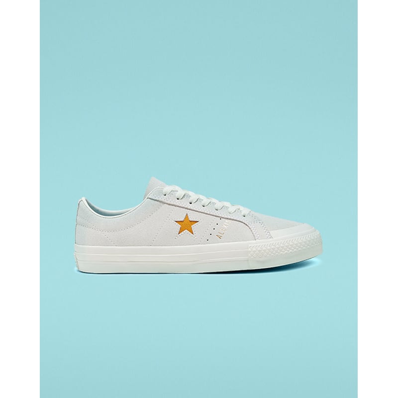 Converse One Star Pro AS 2 x Alexis Sablone Pale Putty University Gold 166401C SPORTSHOWROOM