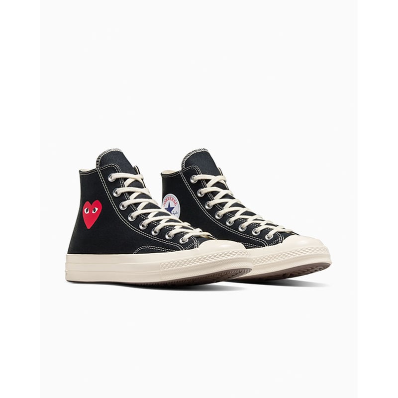 Converse Chuck 70 High x Comme des Garçons PLAY ‘Single Heart’ A08801C 05