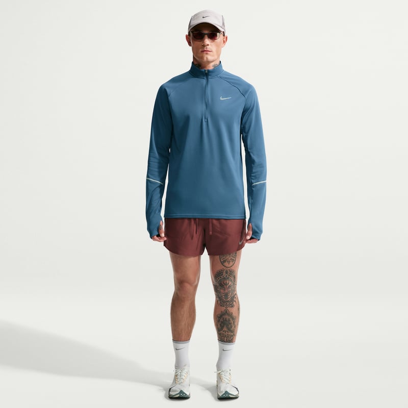 Nike Miler Therma-FIT Winterized 1/2-Zip Top "New Slate" | Men | Running | 04 | SPORTSHOWROOM