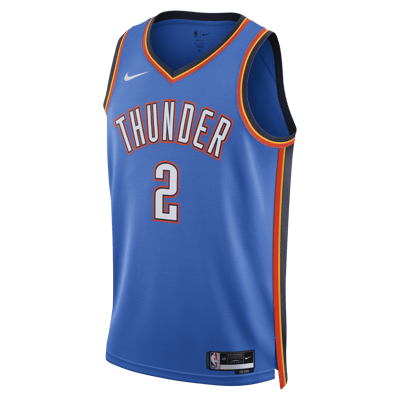 Nike Oklahoma City Thunder Icon Edition Dri-FIT NBA Swingman Shai Gilgeous-Alexander DN2016-403 01