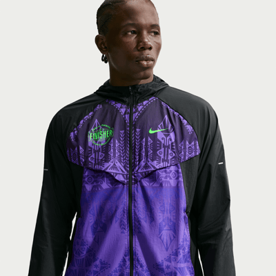 Nike Stride Repel UV Jacke "Action Grape & Black" | Herren | Laufen | 01 | SPORTSHOWROOM