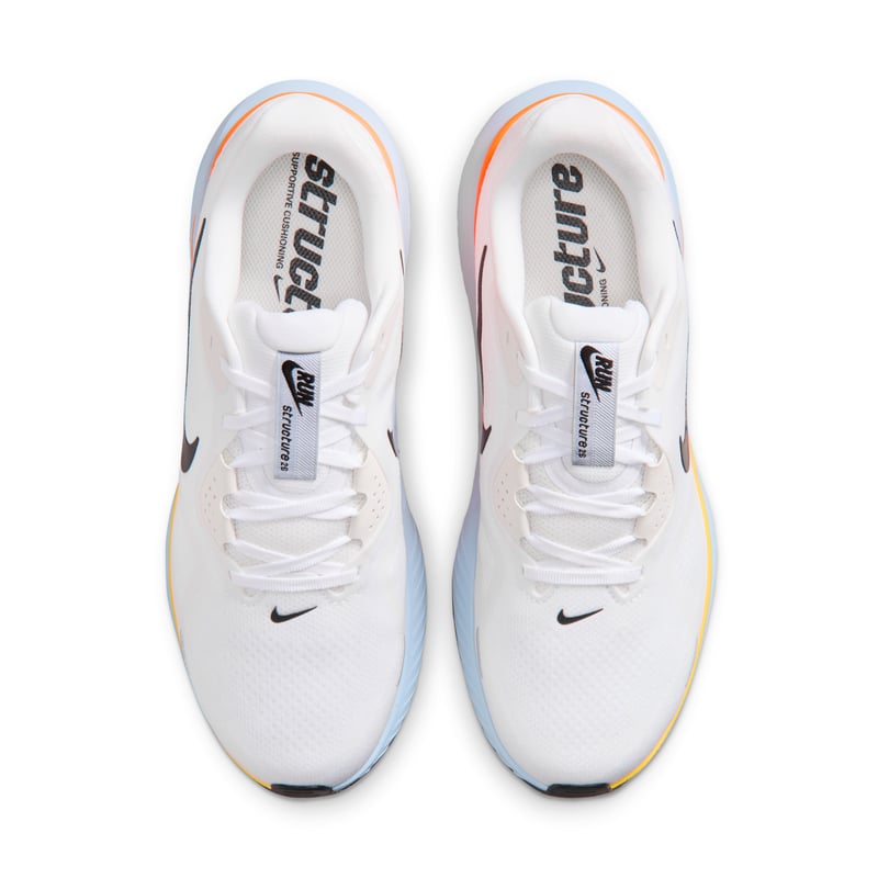 Nike Structure 26 Laufschuhe "White & Hydrogen Blue" | Herren | Laufen | 04 | SPORTSHOWROOM