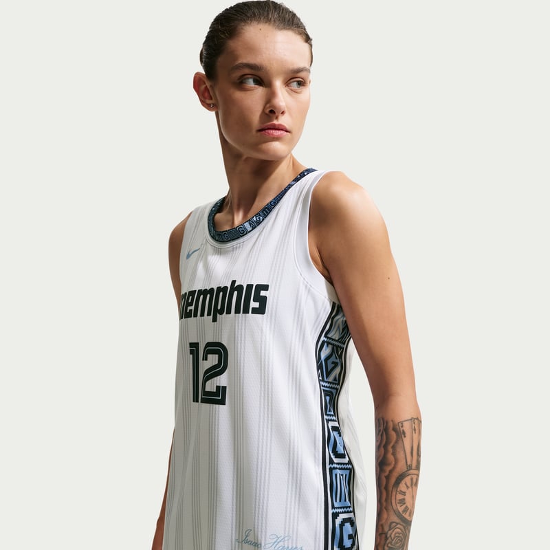 Nike Ja Morant Memphis Grizzlies City Edition NBA Swingman Paita "White" | Miehet | Koripallo | 02 | SPORTSHOWROOM