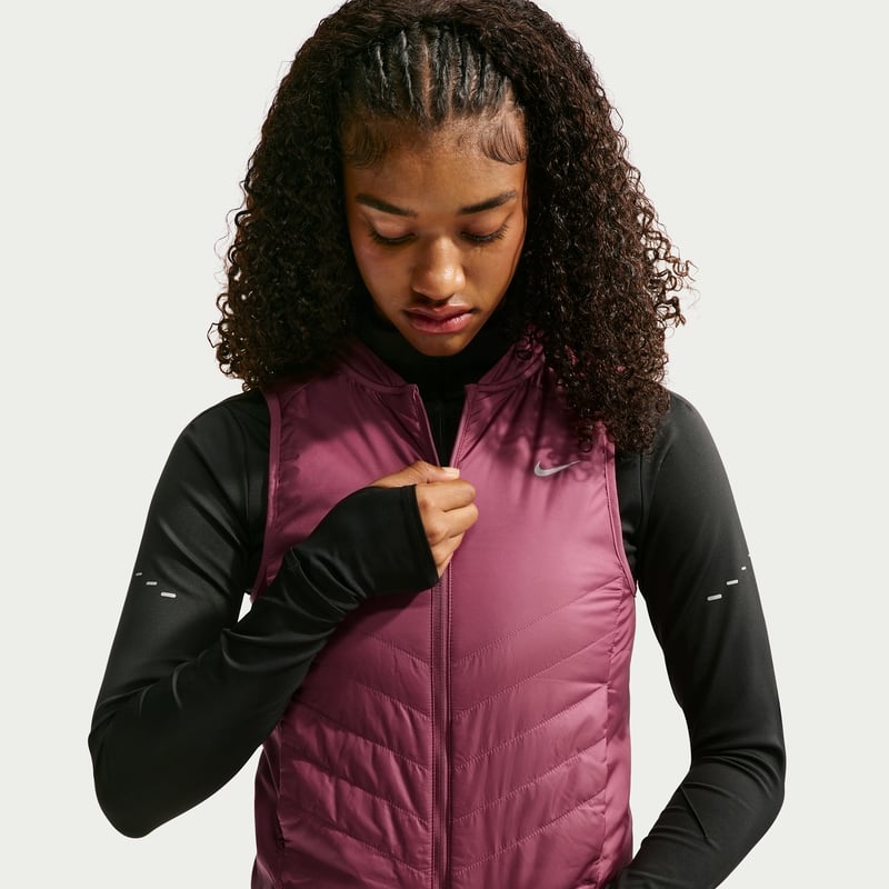 Nike Tempo Repel Warm Top "Pink Smoke" | Dames | Hardlopen | 01 | SPORTSHOWROOM
