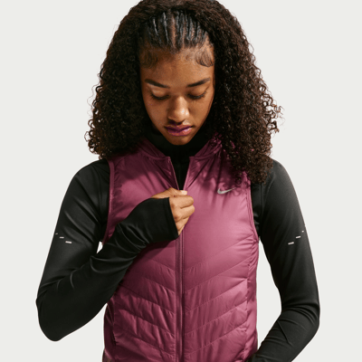 Haut Nike Tempo Repel Warm "Pink Smoke" | Femme | Course à pied | 01 | SPORTSHOWROOM