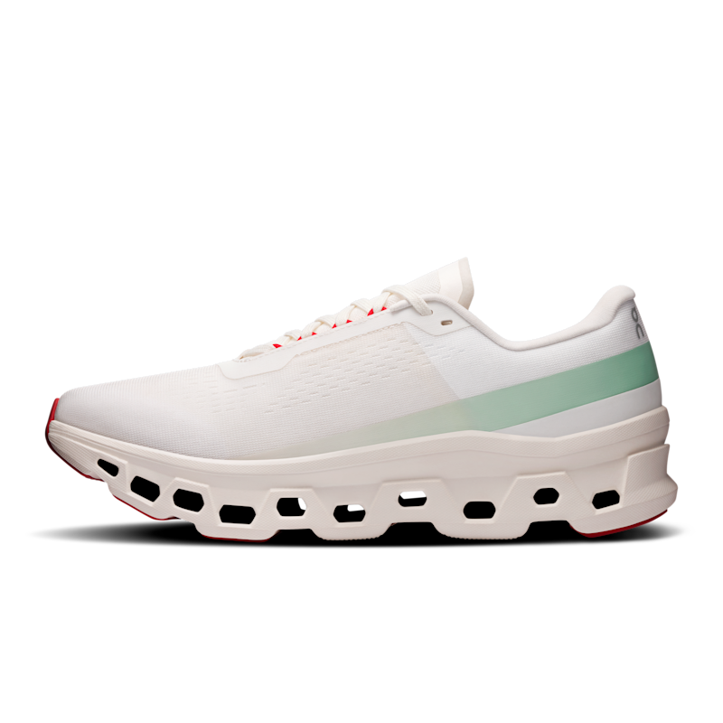 Buty do biegania On Cloudmonster 1 "Ivory & Creek" | Mezczyzni | Bieganie | 04 | SPORTSHOWROOM