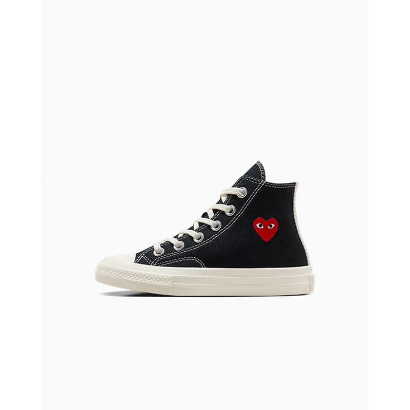 Converse Chuck 70 High x Comme des Garçons PLAY ‘Single Heart’ A08802C 03