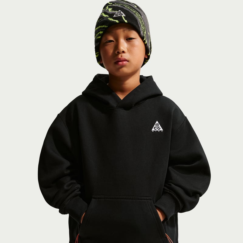 Nike ACG Relaxed Fleece Hettegenser "Black" | Barn | | 03 | SPORTSHOWROOM