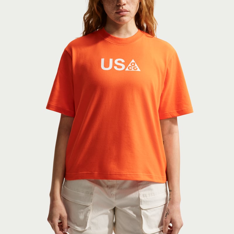 Nike ACG x Team USA Dri-FIT Shirt "Safety Orange" | Women | | 02 | SPORTSHOWROOM