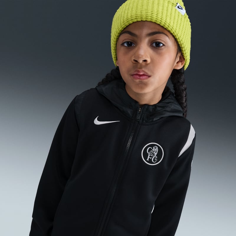 Nike Chelsea F.C. Third Total 90 Woven Tracksuit "Black & Field Silver" | Kids | Football | 02 | SPORTSHOWROOM