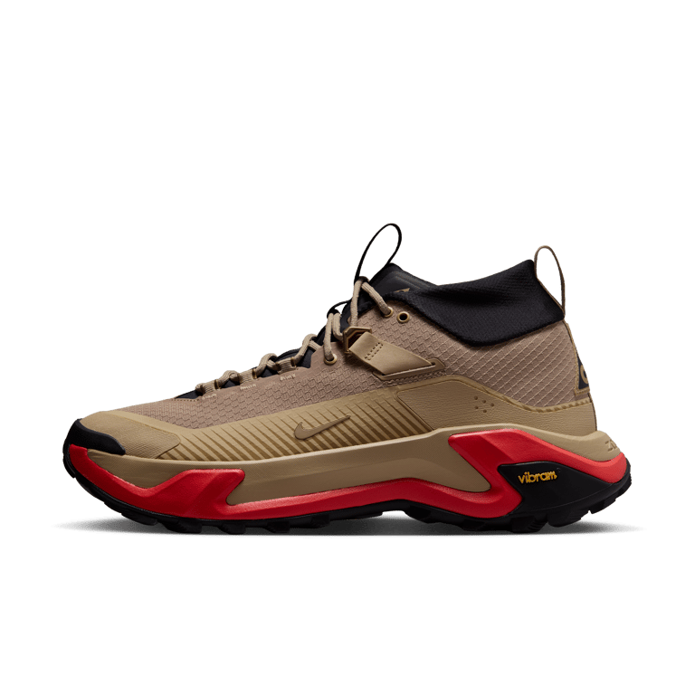 Nike ACG Zegama Hike wandelschoenen "British Khaki & Light Crimson" | Heren | Hiken | 00 | SPORTSHOWROOM