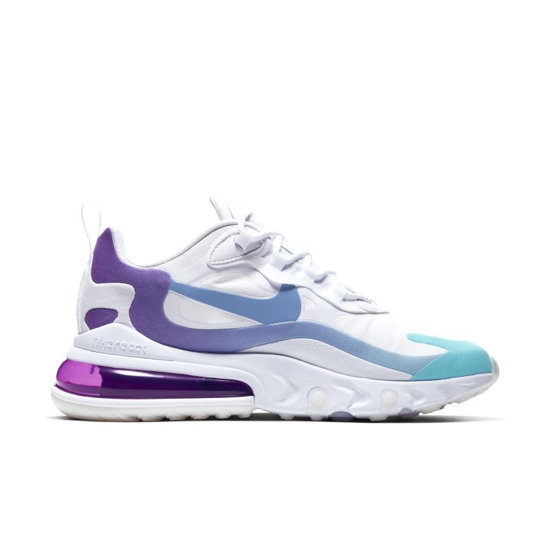 Blue and purple air max 270 react sneakers online