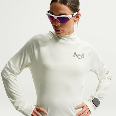 Top Nike ACG "Solar Chase" Dri-FIT UV Protection Hooded "Sea Glass & Black Spruce" | Donna | Outdoor | 01 | SPORTSHOWROOM