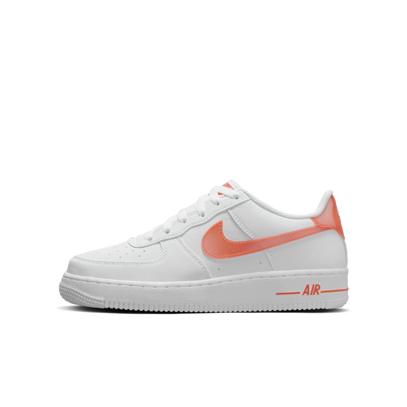 Nike Air Force 1 07 AF1 White Safety Orange Men Unisex Casual Shoes  FJ4228-100