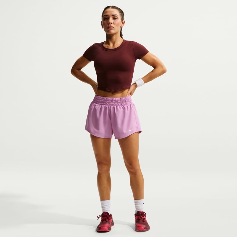 Nike One Dri-FIT Mid-Rise 3" DX6010-503 01