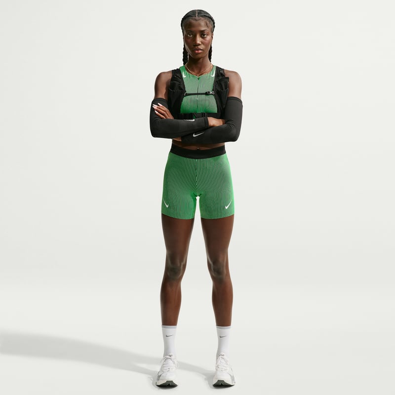Nike AeroSwift Dri-FIT ADV Tights "Illusion Green" | Damen | Laufen | 01 | SPORTSHOWROOM