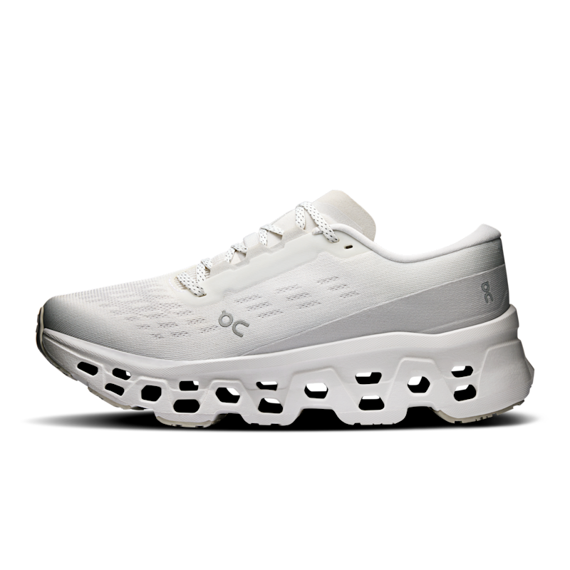 Buty do biegania On Cloudmonster 3 "White & Wolf" | Kobiety | Bieganie | 04 | SPORTSHOWROOM