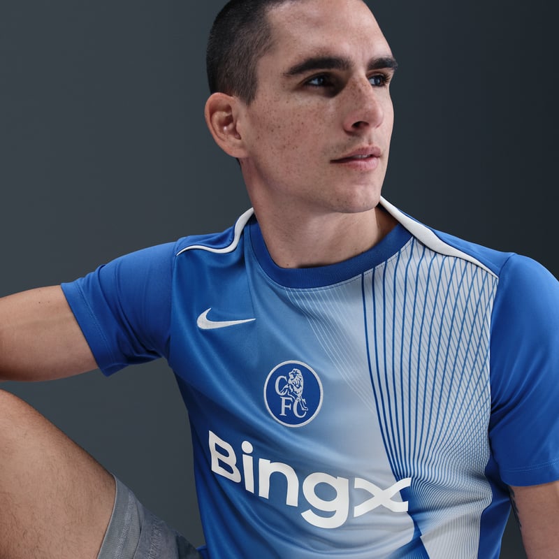 Nike Chelsea F.C. Academy Pro Third Dri-FIT Total 90 Pre-Match Shirt "Game Royal & Field Silver" | Men | Football | 03 | SPORTSHOWROOM